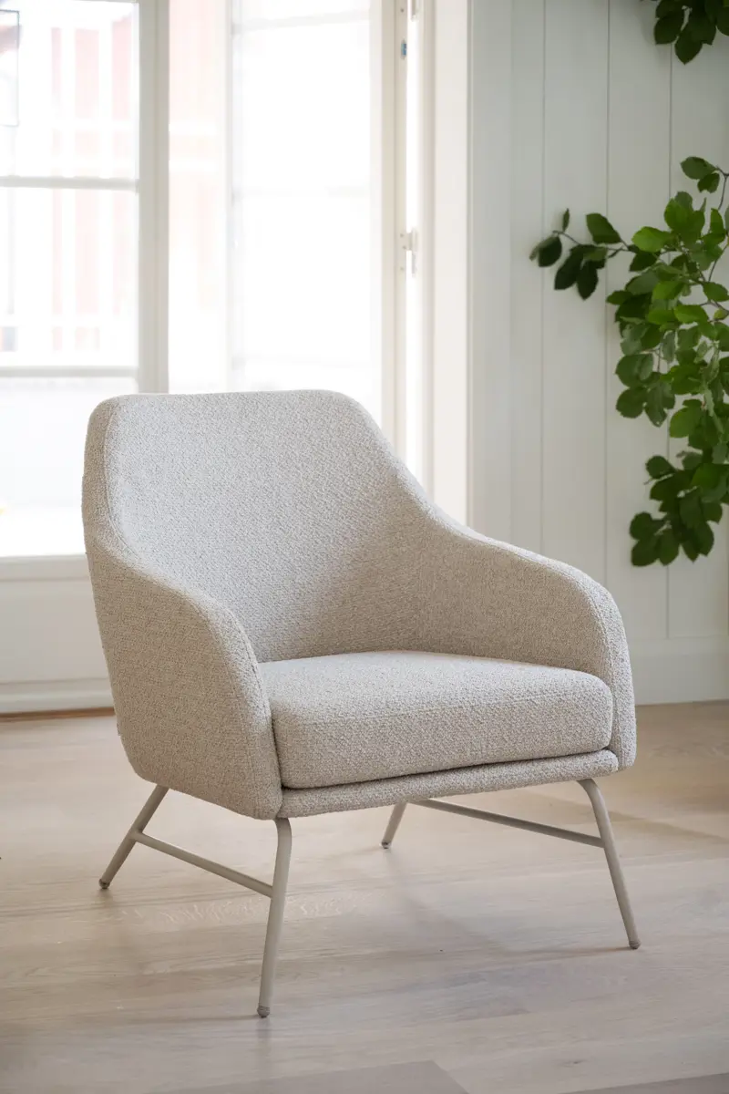 Fåtölj Eldwin beige